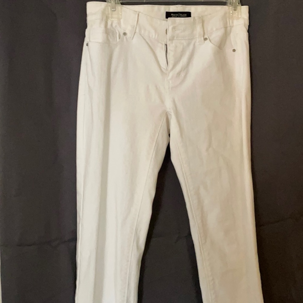 White House Black Market: White jeans